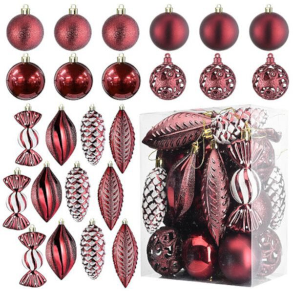 Prextex Christmas Assorted Ornaments For Christmas Decorations Prextex