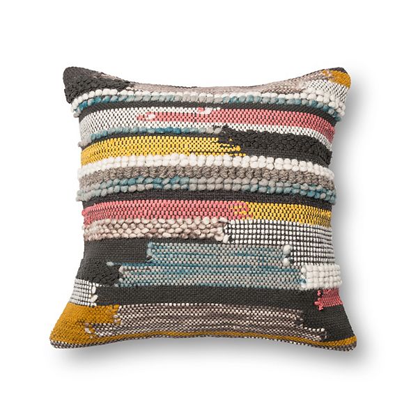 Loloi P0094 Multi 22" x 22" Throw Pillow Loloi