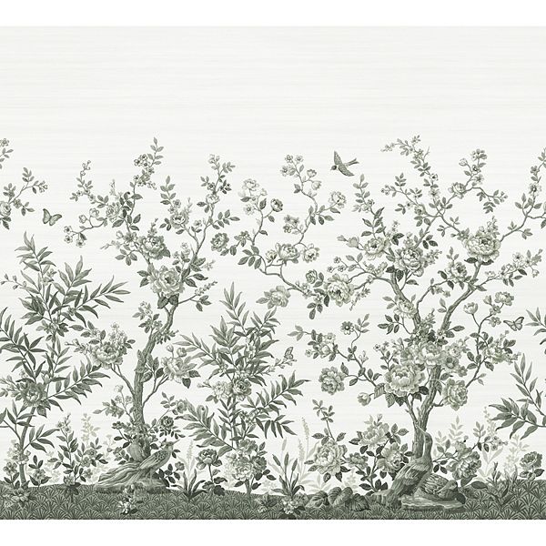 Brewster Home Fashions Forest Chinoiserie Mural Wallpaper Decals Brewster