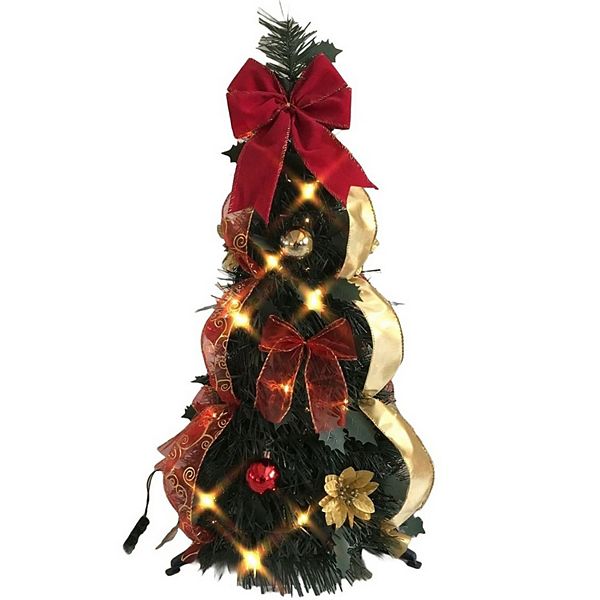 Brylanehome Fully Decorated Pre-lit 2' Pop-up Tabletop Christmas Tree BrylaneHome