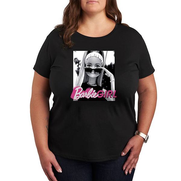 Plus Barbie® Girl Sunglasses Graphic Tee Barbie