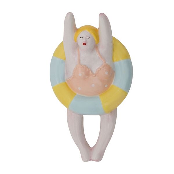 Celebrate Together™ Summer Lounging Ceramic Swimmer with Arms Up Table Decor Celebrate Together