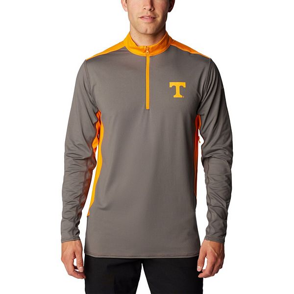 Men's Columbia Gray Tennessee Volunteers Tech Trail™ Omni-Shade Quarter-Zip Top Unbranded