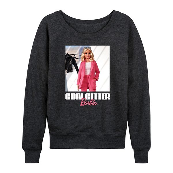 Women's Barbie® Goal Getter French Terry Long Sleeve Tee Barbie