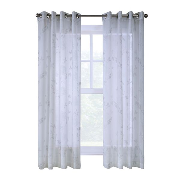 Ventura Grommet Curtain Panel Pair Window Dressing Commonwealth Home Fashions