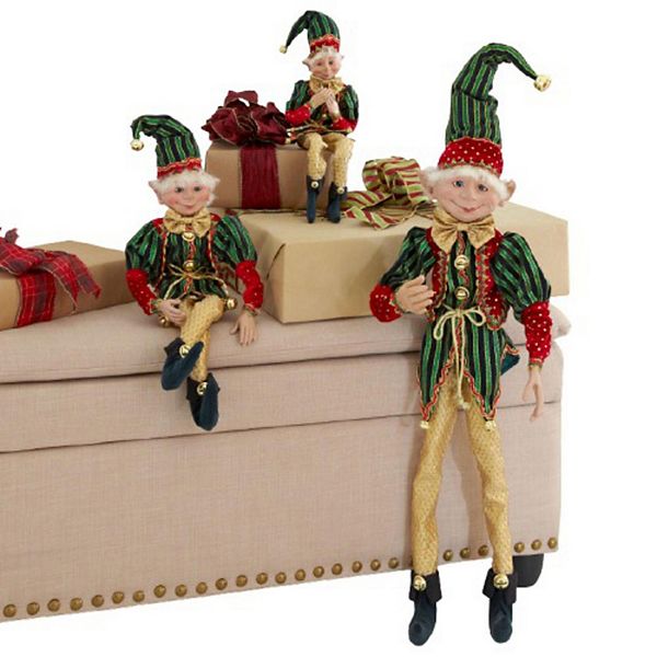 BrylaneHome 21H Posable Christmas Elf BrylaneHome