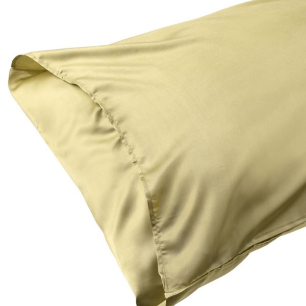 Satin Comfortable Hair and Skin Envelope Closure Standard Pillowcase 2 Pcs 20" x 40" Unique Bargains