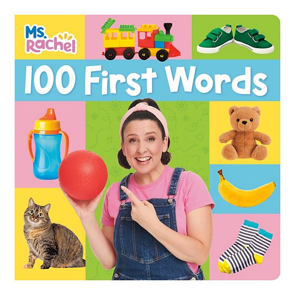 100 First Words by Ms. Rachel Children's Board Book Penguin Random House