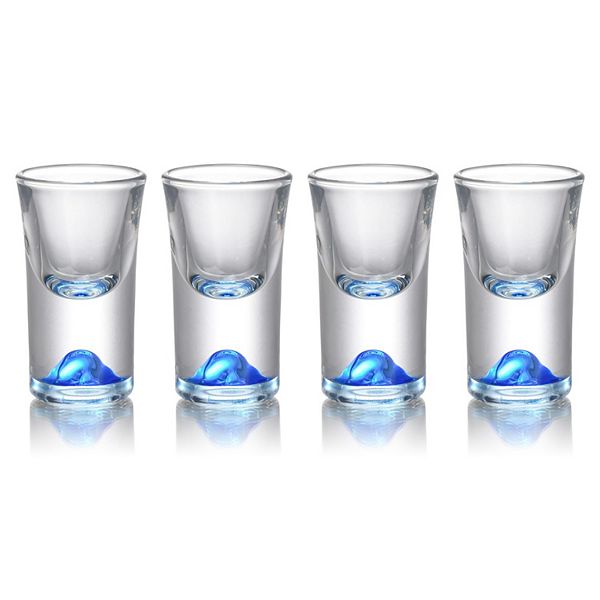 Shot Glasses Set Of 4 Waterdrop Design flybold