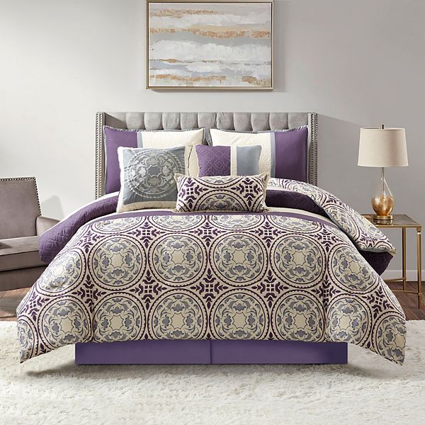 Nanshing Camila 7-Piece Geometric Comforter Set Nanshing