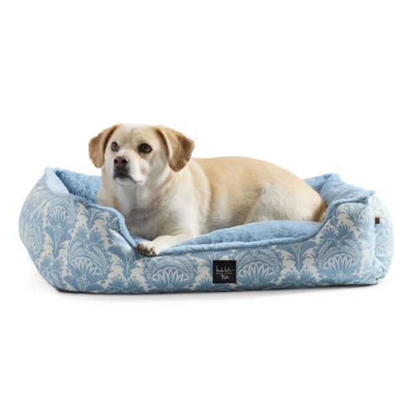 Nicole Miller New York Pet Mod Damask Plushy Bolster Bed NMNYP