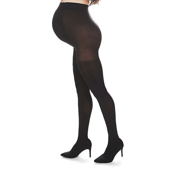 Women's Maternity 80 Denier Opaque Support Comfort Tights Memoi