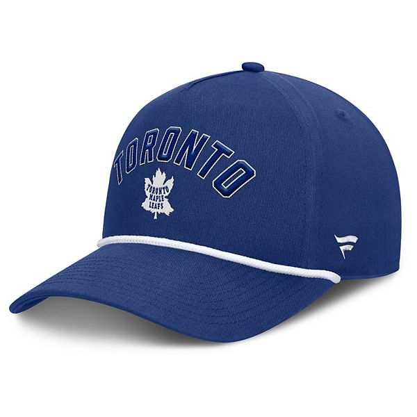 Men's Fanatics Blue Toronto Maple Leafs Decades Collection A-Frame Rope Adjustable Hat Fanatics