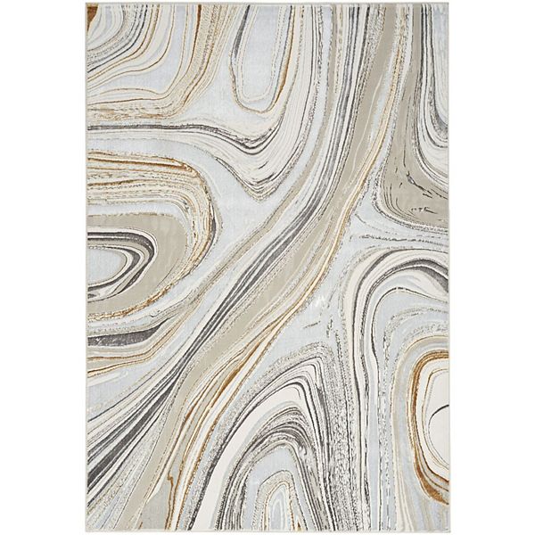 Nourison Glam Marble Indoor Area Rug RugMarketPlace