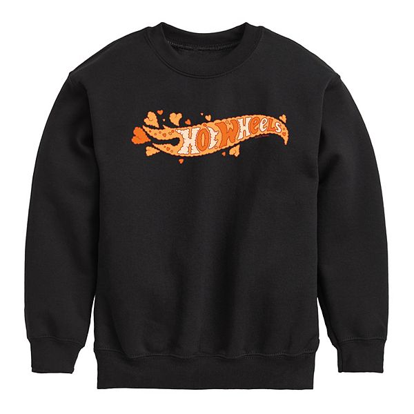 Boys 8-20 Hot Wheels Smoke Heart Logo Fleece Sweatshirt Hot Wheels