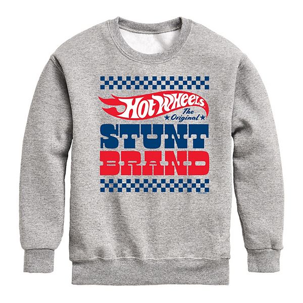 Boys 8-20 Hot Wheels The Original Stunt Brand Fleece Sweatshirt Hot Wheels