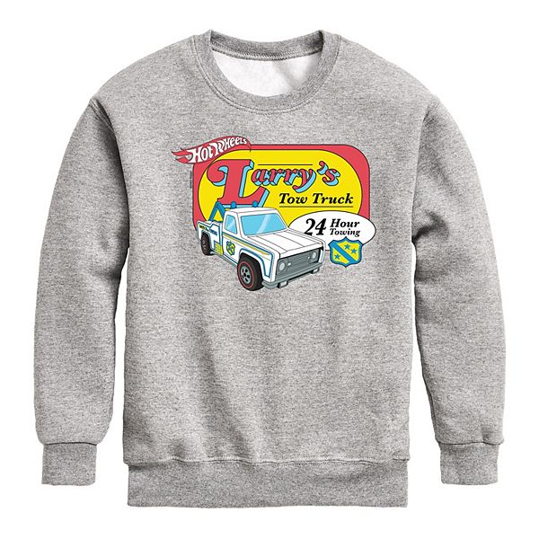 Boys 8-20 Hot Wheels Larry's Tow Truck Fleece Sweatshirt Hot Wheels