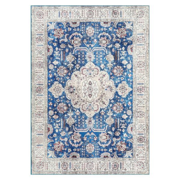 Glowsol Vintage Boho Floral Rug Oriental Soft Floorcover Mat For Bedroom Living Room GlowSol