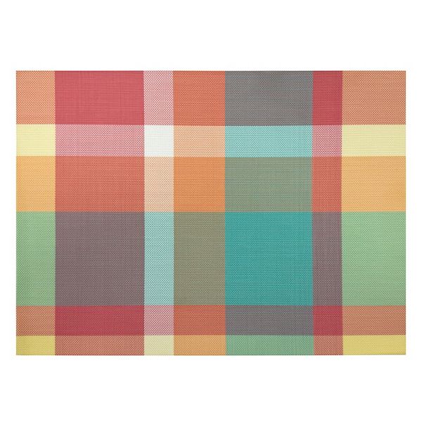 Celebrate Together™ Summer Multi-Color Plaid Woven Placemat Celebrate Together