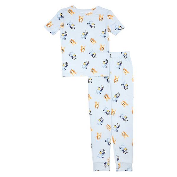 Boys 4-8 Bluey Allover Pajama Top & Pajama Pants Set Bluey