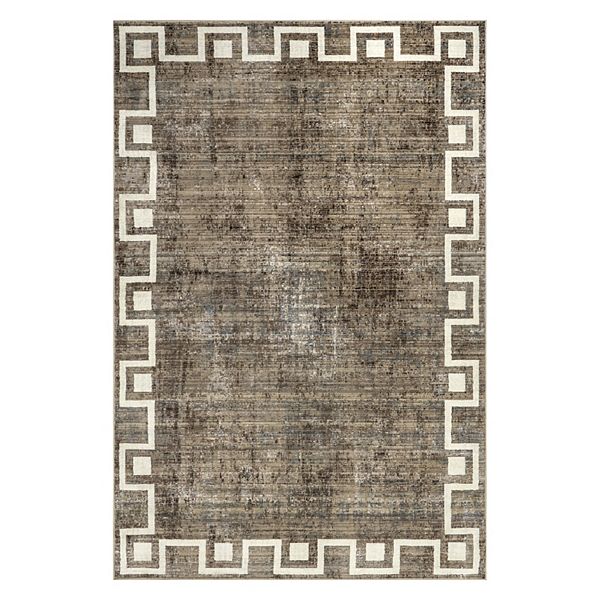 ArvinOlanoXRugsUSA Olvera Geometric Bordered Area Rug ArvinOlanoXRugsUSA