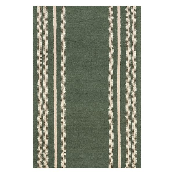 ArvinOlanoXRugsUSA Kari Striped Wool Area Rug ArvinOlanoXRugsUSA