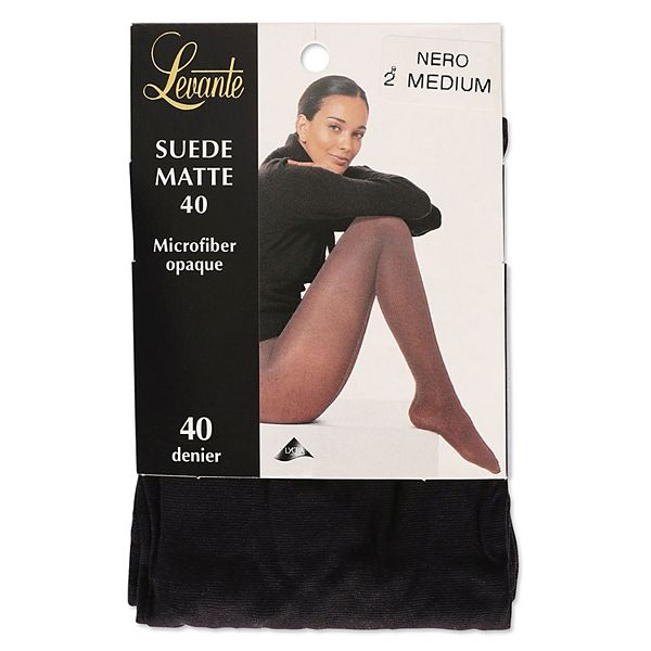 Suede Matte 40 Denier Microfiber Pantyhose Levante