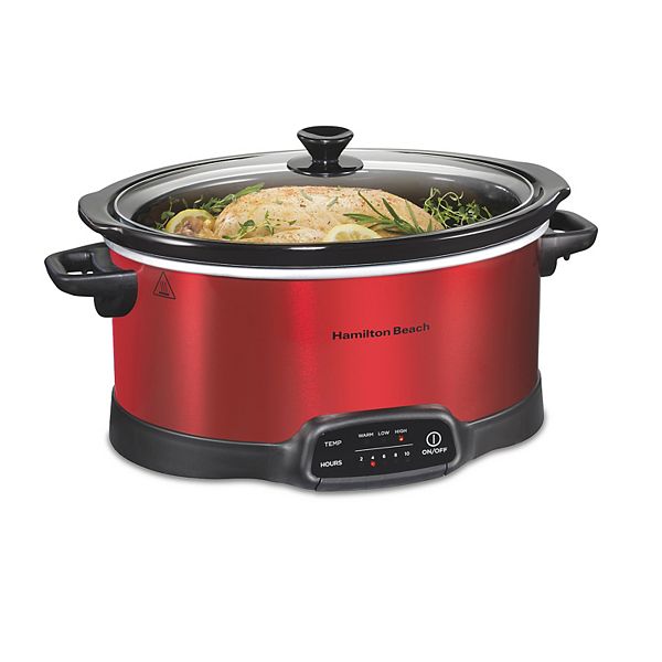 Hamilton Beach 7 Qt. Set & Forget Programmable Slow Cooker Hamilton Beach