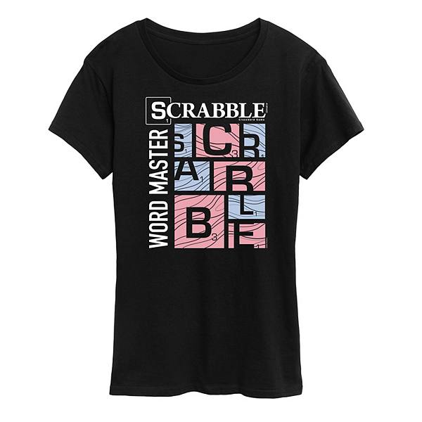 Women's Scrabble Word Master Grid Tee Hasbro