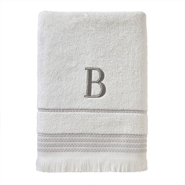 Skl Home By Saturday Knight Ltd Casual Monogram Bath Towel B Saturday Knight