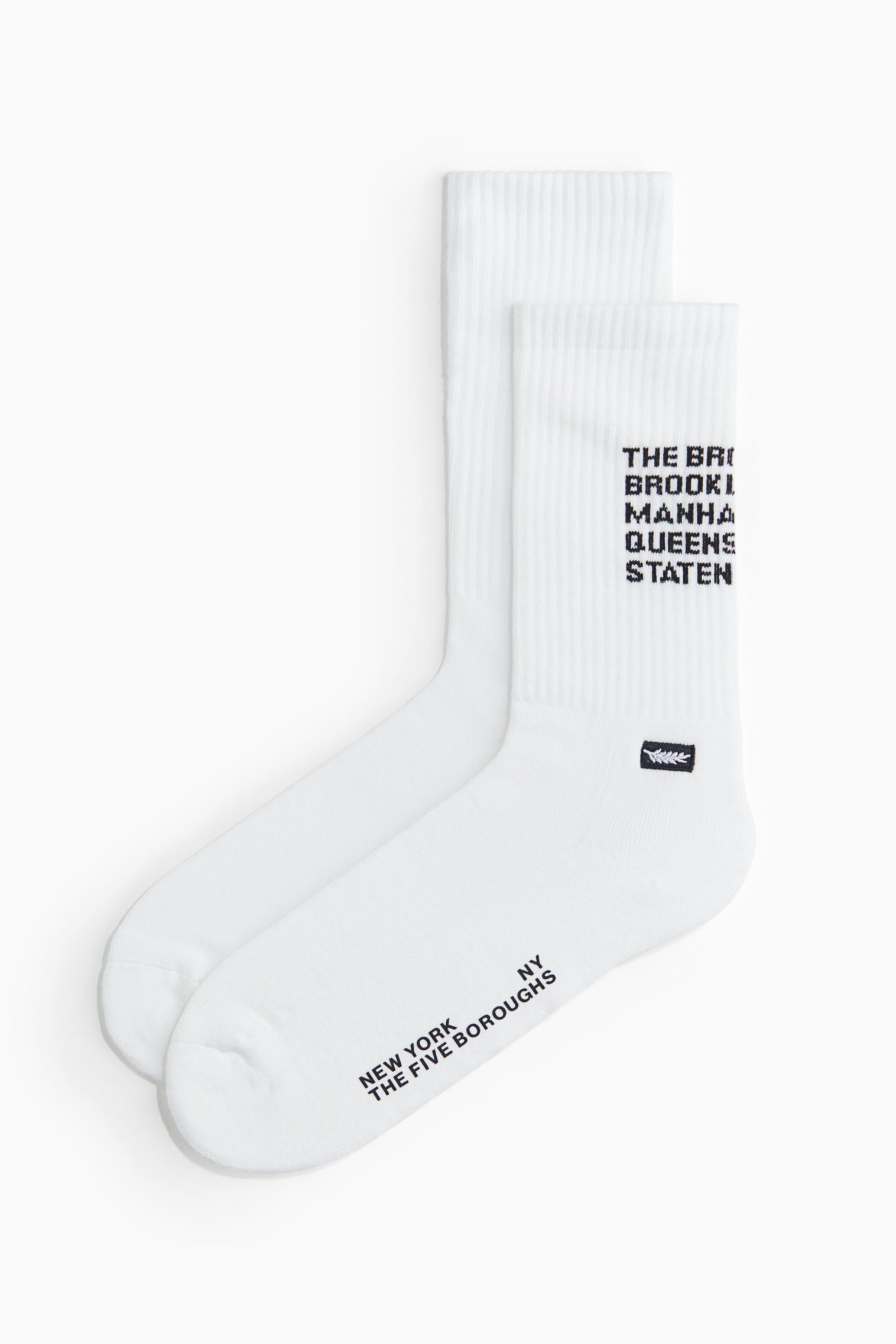 Motif-Detail Socks H&M