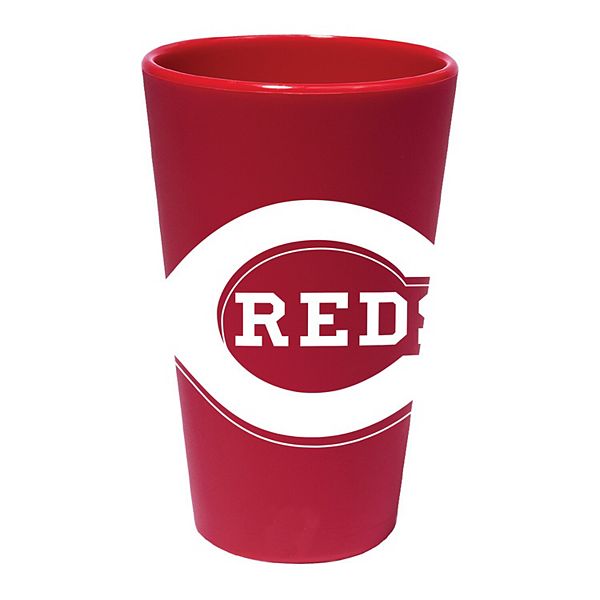 WinCraft Cincinnati Reds 16oz. Team Color Silicone Pint Glass Wincraft