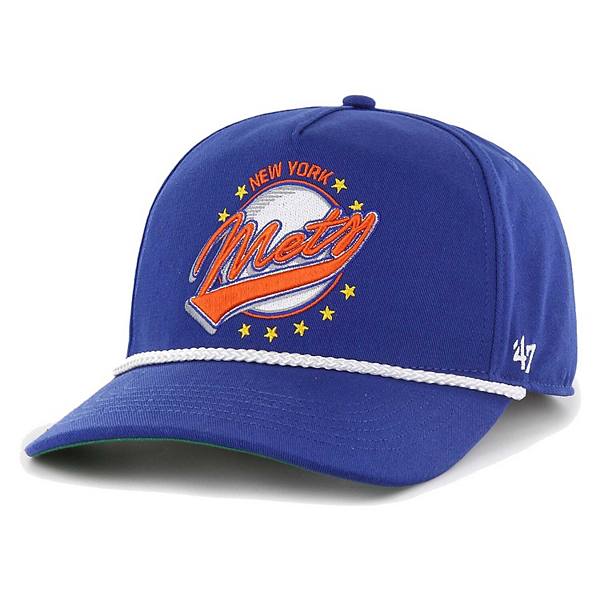 Men's '47 Royal New York Mets Wax Pack Collection Premier Hitch Adjustable Hat Unbranded