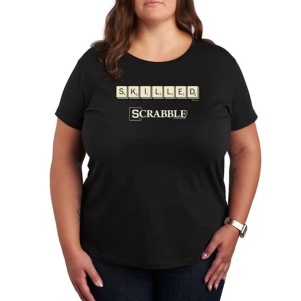 Plus Scrabble Skilled Graphic Tee by Hasbro Hasbro