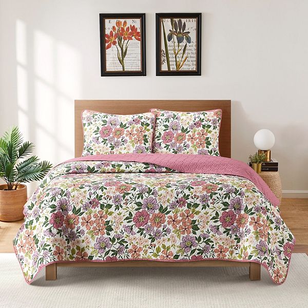 Nanshing Eira Floral 3 Piece Quilt Set Nanshing