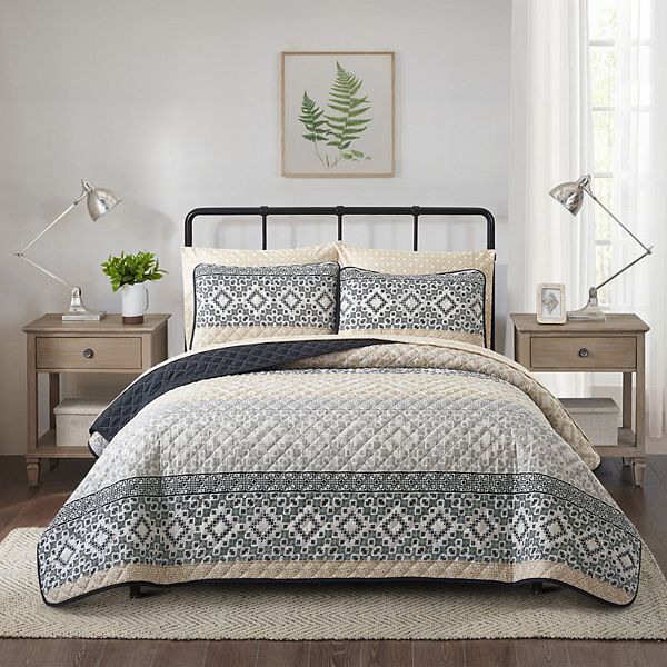 Nanshing Salma 7 Piece Geometric Quilt Set Nanshing