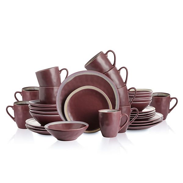 Stone Lain Serafina Stoneware 32-Piece Dinnerware Set Stone Lain