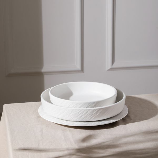 Stone Lain Senso New Bone China 12-Piece Dinnerware Set Stone Lain