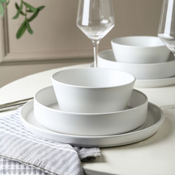 Stone Lain Elica Stoneware 24-Piece Dinnerware Set Stone Lain