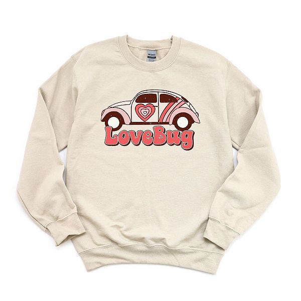 Love Bug Car Sweatshirt Simply Sage Market