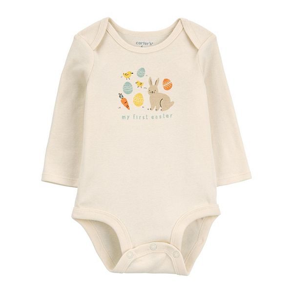 Baby Carter's My First Easter Long-Sleeve Bodysuit Carter's