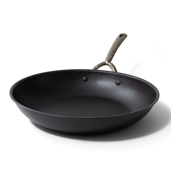 Alva Artist Carbon Steel Pan 9.5" Non Toxic Pre-Seasoned w/ Natural Mineral Oil Nonstick Frying Pan Alva