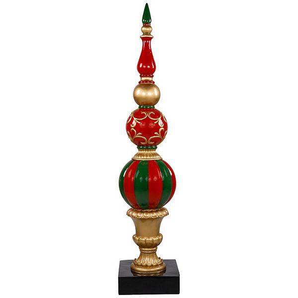 Northlight Red & Green Commercial Size Ball Finial Christmas Decoration Northlight