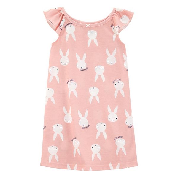 Girls 4-14 Carter's Bunny Print Nightgown Carter's