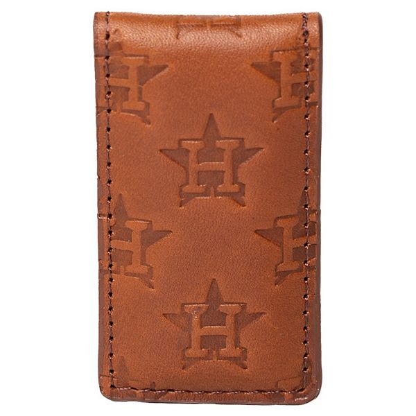 Lusso Brown Houston Astros Sammy Magnetic Money Clip Lusso