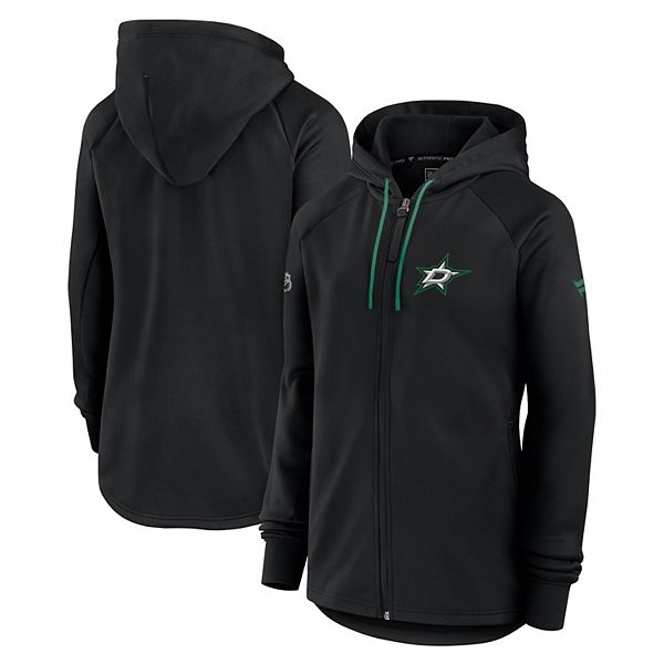 Women's Fanatics  Black Dallas Stars Authentic Pro Rink Fleece Full-Zip Jacket Fanatics Brands - White Label