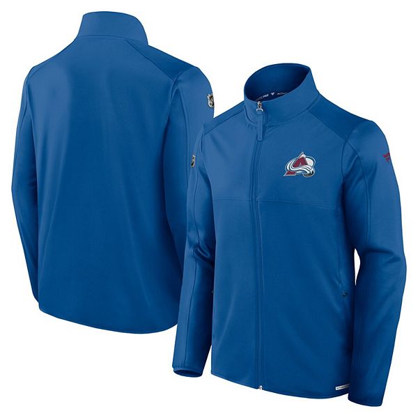 Men's Fanatics  Blue Colorado Avalanche Authentic Pro Rink Fleece Full-Zip Jacket Fanatics Brands - White Label