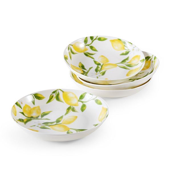 Mikasa Lemons 8.5-in. Set of 4 Pasta Bowls Mikasa