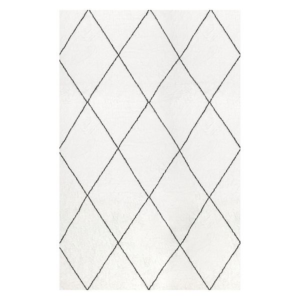 ArvinOlanoXRugsUSA Mandia Striped Wool Area Rug ArvinOlanoXRugsUSA