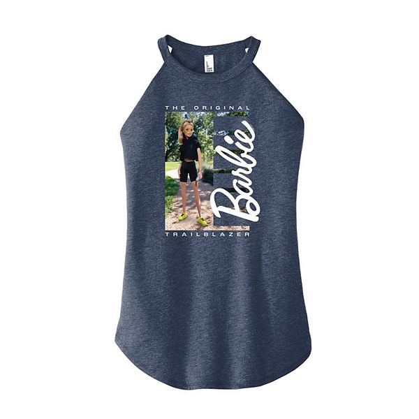 Juniors' Barbie® The Original Trailblazer High Neck Tank Barbie